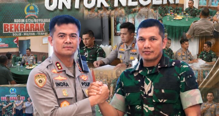 Kapolres Boyolali Perkuat Sinergitas dengan Kodim 0724 Jaga Kondusivitas Wilayah