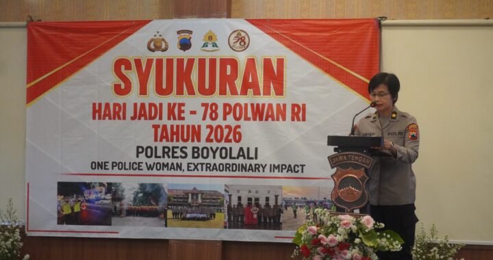 One Police Woman Extraordinary Impact”, Polwan Boyolali Siap Berikan Dampak Nyata